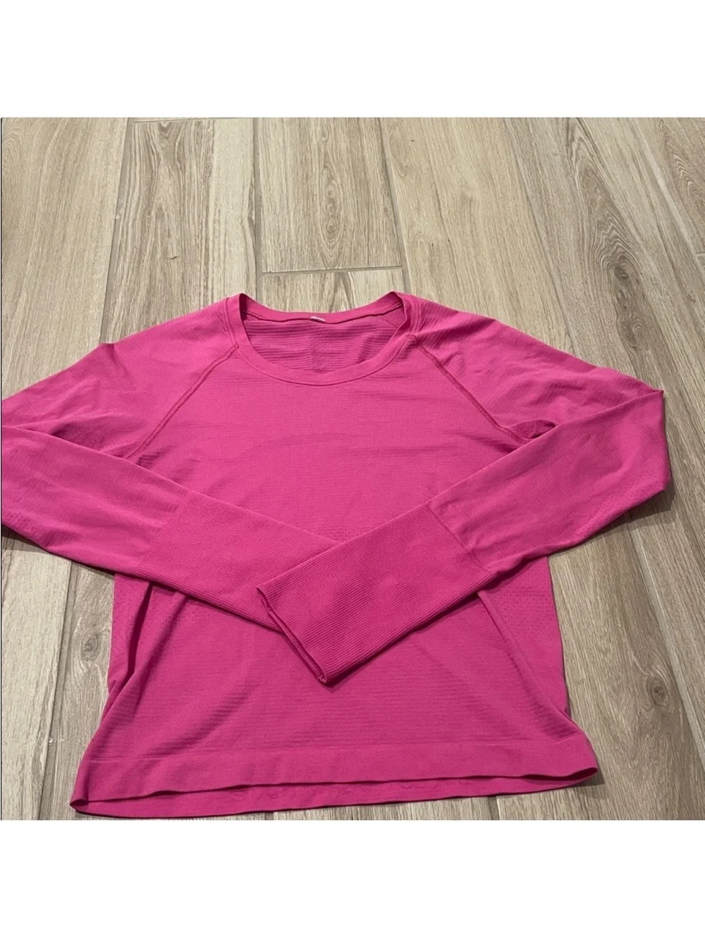Lululemon Swiftly Tech Long Sleeve Shirt 2.0 *Race Length Sonic Pink Sz 4